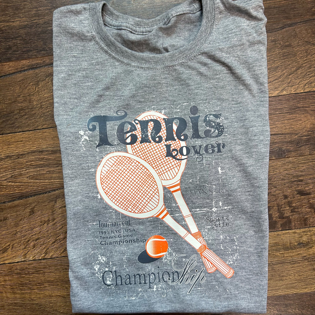 Tennis Lover Retro Graphic T-Shirt – The Varsity Stitch