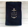 Boat Personalized Beach Towels-AlfonsoDesigns