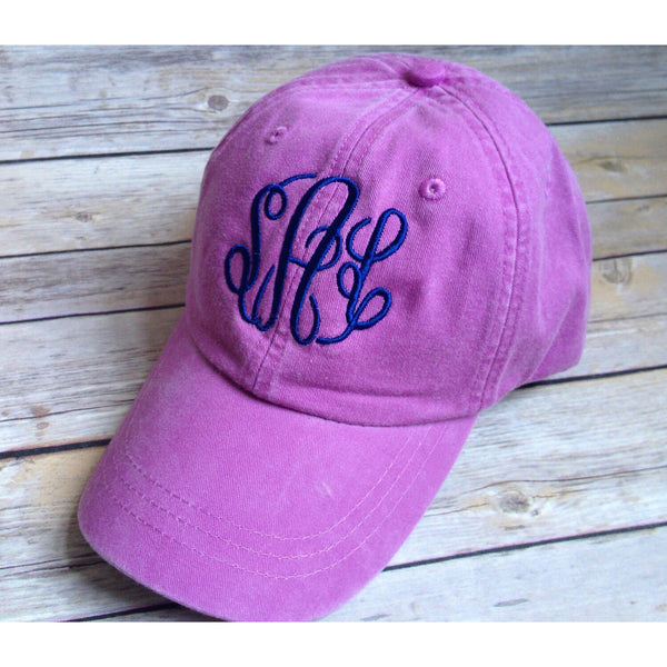 Monogrammed Adams Baseball Hat-AlfonsoDesigns