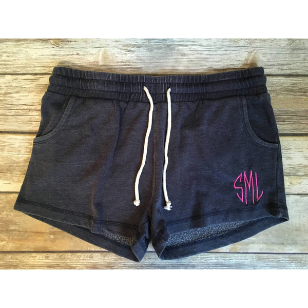 Monogrammed Rally Fleece Shorts-AlfonsoDesigns