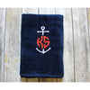 Personalized Anchor Beach Towel-AlfonsoDesigns